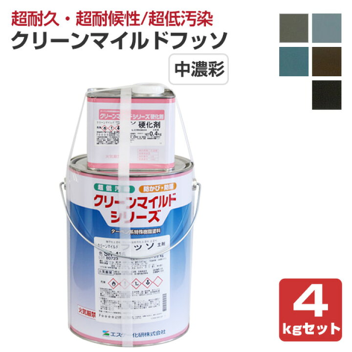 楽天市場】【期間限定P5倍】 クリーンマイルドフッソ 艶有 中濃彩色 