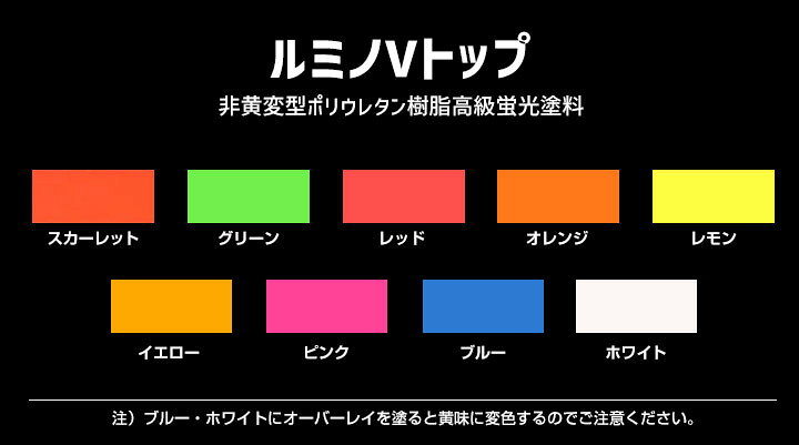 楽天市場】ルミノVトップ 各色 1kgセット （非黄変型ポリウレタン樹脂 