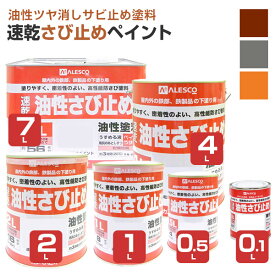 カンペハピオ 速乾さび止めペイント あかさび色/グレー/鉛丹色 0.1L-7L