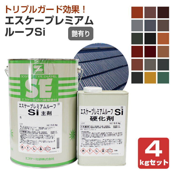 楽天市場】【P10倍！】 エスケープレミアムルーフSi 3分艶・艶消し 