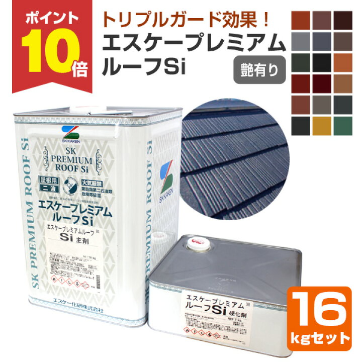 楽天市場】【P10倍！】 エスケープレミアムルーフSi 艶有り 標準色 