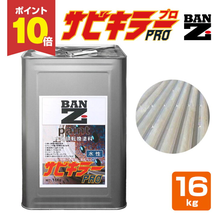 楽天市場】【期間限定P10倍！】 サビキラーPRO 16kg ＜シルバー＞ 水性 