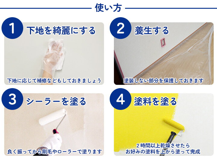 楽天市場】【内・外装用 下塗り材/下地強化】 EF水性マルチシーラー 