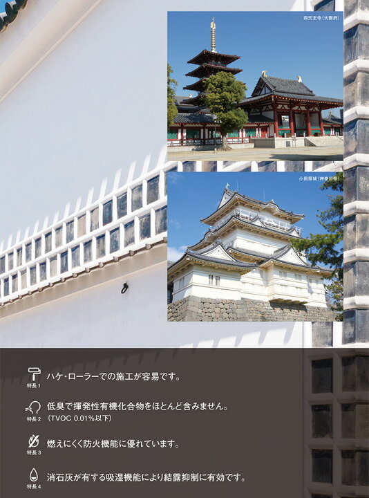 楽天市場】【外部用/中塗/漆喰塗料】 アレスシックイ 外部用バインダー 