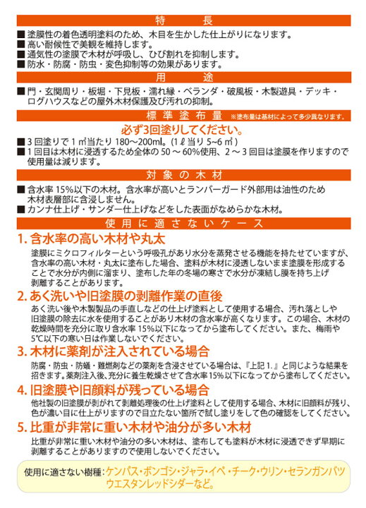楽天市場】ミヤキ ランバーガード 外部用 4L 18L : ペイントジョイ楽天 