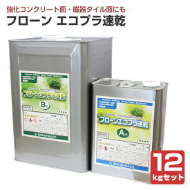東日本塗料 フローン エコプラ速乾 12kgセット / 143495