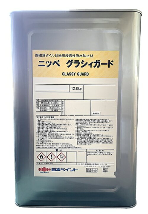 楽天市場】ニッペ グラシィガード 無色 12．8Kg缶【日本ペイント 