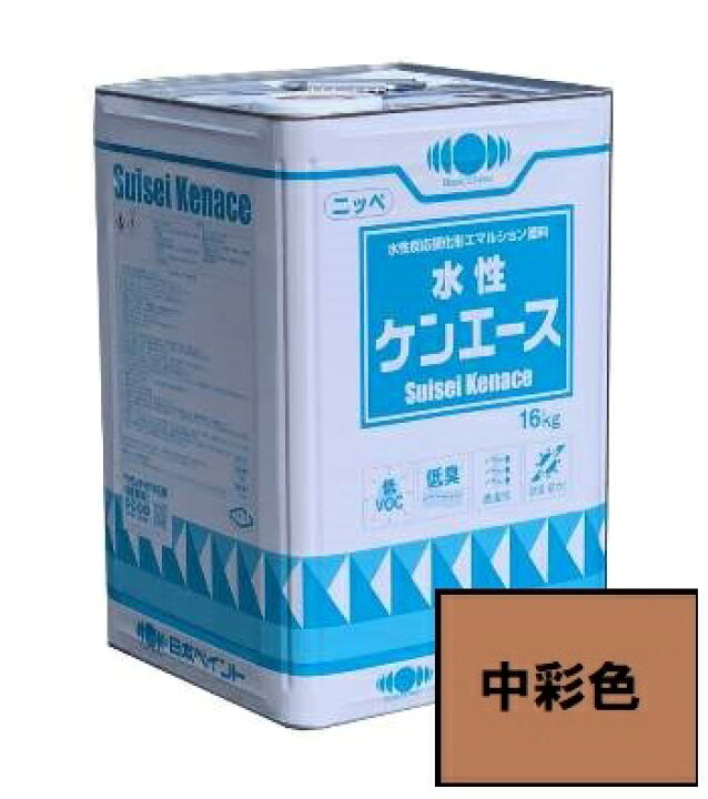 楽天市場】【送料無料】ニッペ 水性ケンエース （常備色） 中彩色 