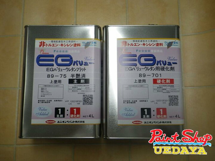 楽天市場】ユニオン EG バリュー ウレタン クリヤー 89-701 89-75 半艶 