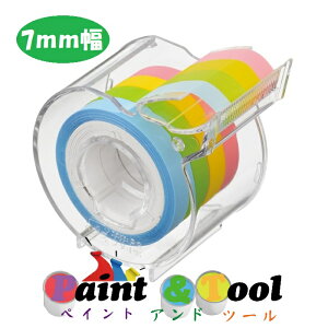 メモックロールテープ フィルムタイプ 7mm幅 カッター付(4巻入)RF-7CH-6AN 1箱(12個)【ヤマト】*代引決済不可