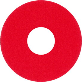 アマノ　自動床面洗浄機EG用パッド赤　17インチ　5枚（HFU202400）114-2077【アマノ（株）】