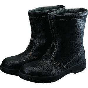 シモン　2層ウレタン底安全半長靴　23．5cm　ブラック　（AW44BK23.5）【（株）シモン】