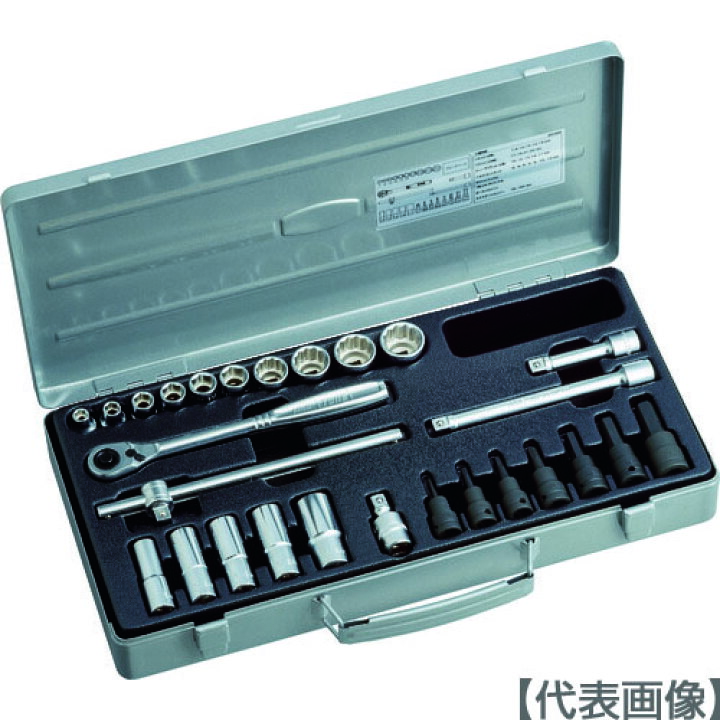 楽天市場】TONE ミックスソケットレンチセット 27pcs（MX300 