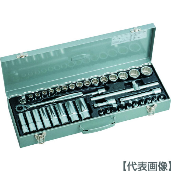 楽天市場】TONE ミックスソケットレンチセット 39pcs（MX400 