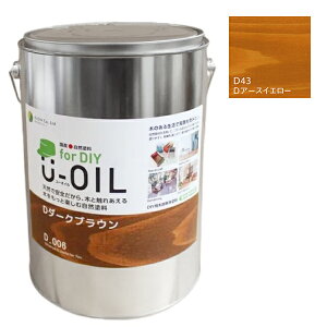 U-OIL�@for DIY�@�A�[�X�C�G���[�iD43�j3.8L�y������ЃV�I���z�����E���O���p�@�ؕ��p