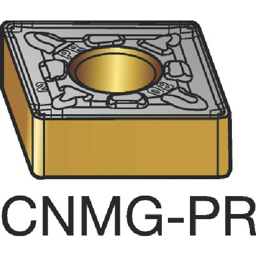 サンドビック　Ｔ−Ｍａｘ　Ｐ　旋削用ネガ・チップ　４２１５　ＣＯＡＴ（CNMG120408PR） | ペイントアンドツール
