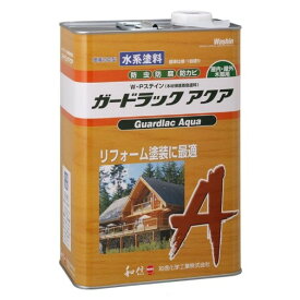 木材保護塗料 ガードラックアクア W・Pステイン オレンジ A-2 3.5K缶 【和信化学工業株式会社】