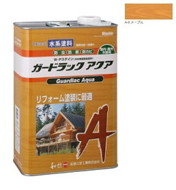 木材保護塗料 ガードラックアクア W・Pステイン メープル A-8 3.5K缶 【和信化学工業株式会社】