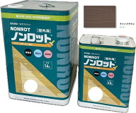 ノンロット205N Zカラーシリーズ 14L ライトブラウン 注ぎ口(ベロ付き)【三井化学産資】