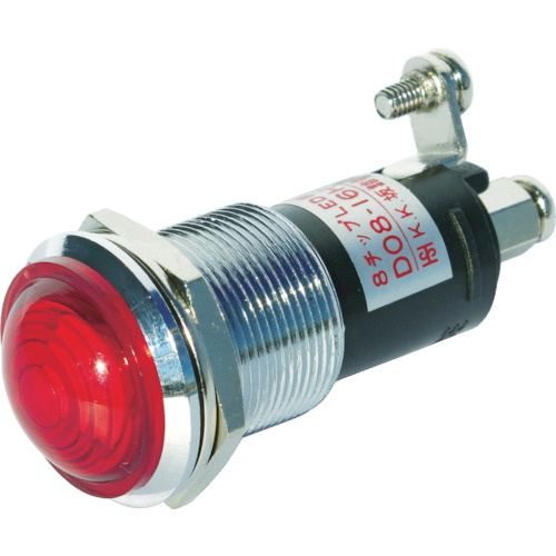 サカズメ ランプ交換型超高輝度ＬＥＤ表示灯 ＡＣ２００Ｖ接続 新着セール Φ１６ 赤 年間定番 DO816HMJAC200VRR