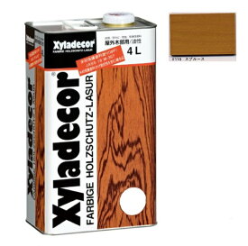 キシラデコール ＃115スプルース 4L 注ぎ口(ベロ付き)【大阪ガスケミカル株式会社】油性 木部 保護塗料 ウッドデッキ 木 屋外 防腐 防虫 塗料