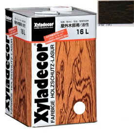 キシラデコール ＃104エボニ 16L 注ぎ口(ベロ付き)【大阪ガスケミカル株式会社】油性 木部 保護塗料 ウッドデッキ 木 屋外 防腐 防虫 塗料