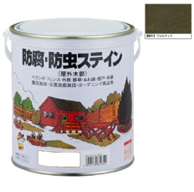 ナフタデコール 防腐・防虫ステイン 0.7L　ウォルナット(H85-0011)【ロックペイント】