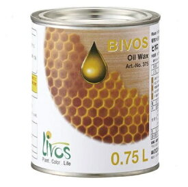 リボス自然健康塗料　ビボス　No.375　BIVOS　0.75L　クリア【LIVOS】＊代引決済不可