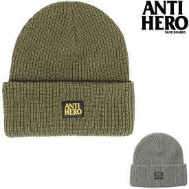 アンタイヒーロー ニットキャップ ANTI HERO LIL BLACK HERO CUFF BEANIE キャップ ビーニー ニット帽 正規取扱店