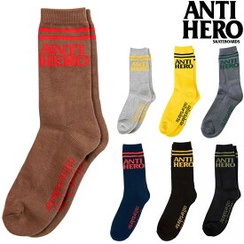 アンタイヒーロー ソックス ANTI HERO BLACK HERO IF FOUND SOCK 靴下 ハイソックス スケートソックス スケーター 【正規取扱店】