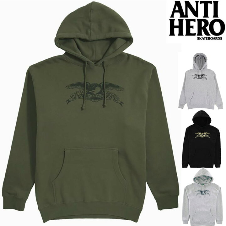楽天市場】アンタイヒーロー パーカー ANTI HERO BASIC EAGLE PULLOVER 
