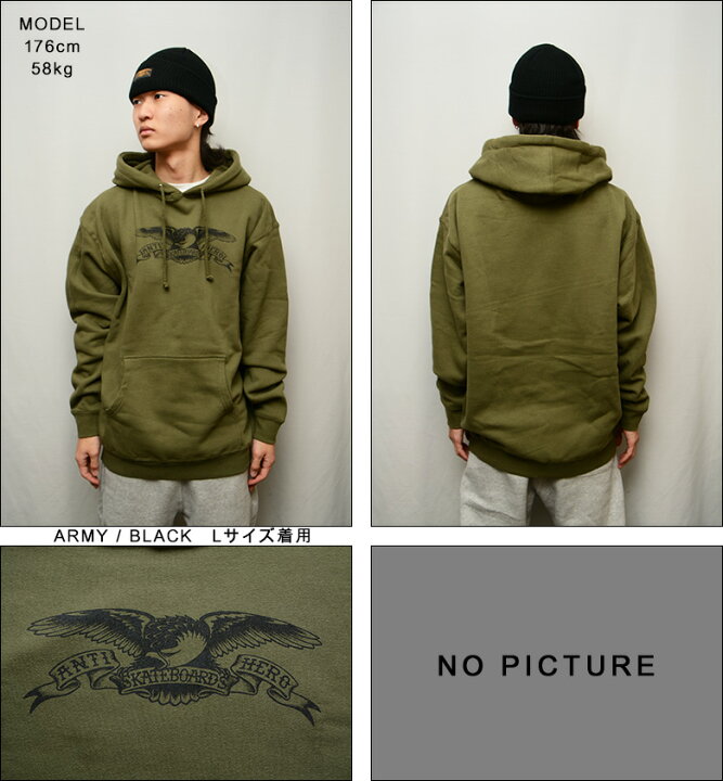 楽天市場】アンタイヒーロー パーカー ANTI HERO BASIC EAGLE PULLOVER 