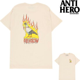 アンタイヒーロー Tシャツ ANTI HERO FLAME PIGEON TEE T-SHIRT tee tシャツ 半袖T プリントT ティーシャツ スケーター 正規取扱店