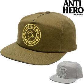 アンタイヒーロー キャップ ANTI HERO BASIC PIGEON ROUND SNAPBACK HAT スナップバックキャップ CAP ベースボールキャップ 帽子 スケーター 【正規取扱店】