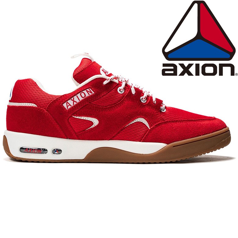 AXION FOOTWEAR GENESIS RED/GUM アクション スニーカー メンズ スケシュー シューズ スケート 正規取扱店 |  PAJABOO