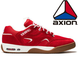 AXION FOOTWEAR GENESIS RED/GUM アクション スニーカー メンズ スケシュー シューズ スケート 正規取扱店