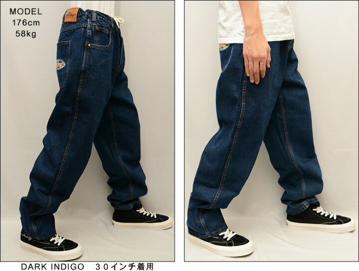 楽天市場】バターグッズ パンツ BUTTER GOODS SCATTERED DENIM PANTS 