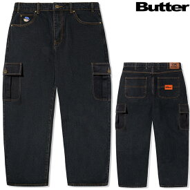 バターグッズ パンツ BUTTER GOODS SANTOSUOSSO CARGO DENIM JEANS カーゴパンツ ミリタリーパンツ デニムパンツ ジーンズ スケート バギーパンツ