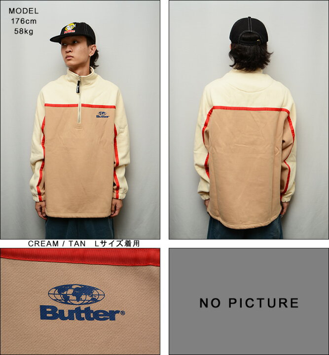butter goods ハーフジップスウェット 売れ筋がひ贈り物！ 60.0OFF swim.main.jp