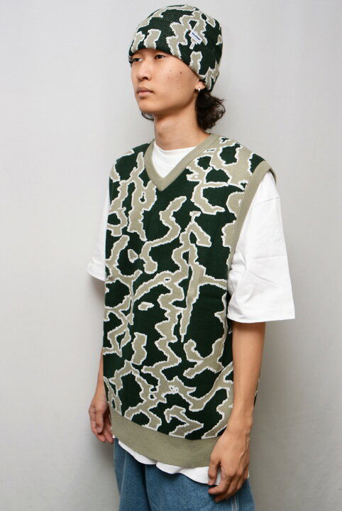 楽天市場】バターグッズ ベスト BUTTER GOODS SURGE KNITTED VEST 