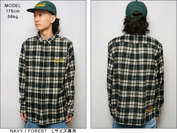 楽天市場】バターグッズ シャツ BUTTER GOODS CATERPILLAR FLANNEL  