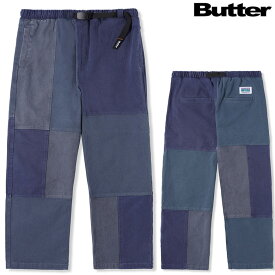 バターグッズ パンツ BUTTER GOODS WASHED CANVAS PATCHWORK PANTS クライミングパンツ イージーパンツ スケート バギーパンツ ワイドパンツ JEANS スケーター