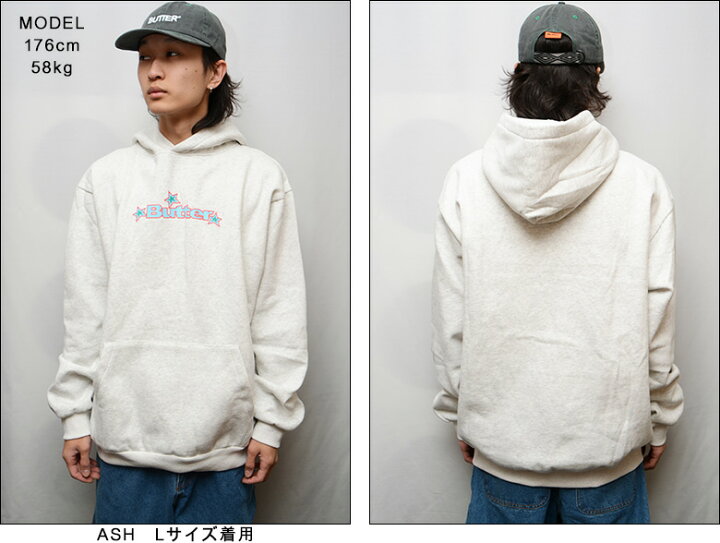 楽天市場】バターグッズ パーカー BUTTER GOODS STAR LOGO PULLOVER 