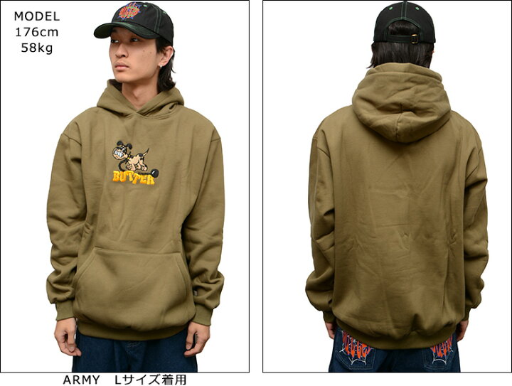 楽天市場】バターグッズ パーカー BUTTER GOODS UNLEASH PULLOVER HOOD 