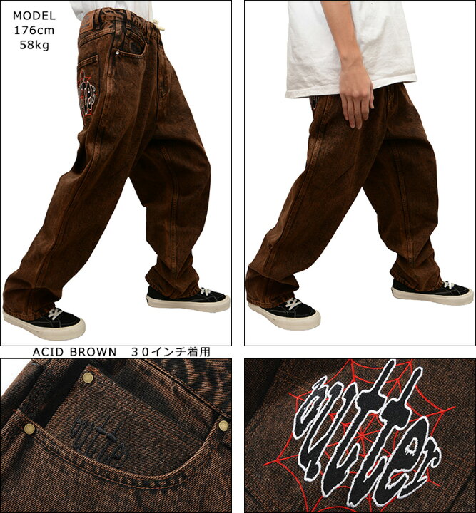 楽天市場】バターグッズ パンツ BUTTER GOODS SPIDER DENIM JEANS  