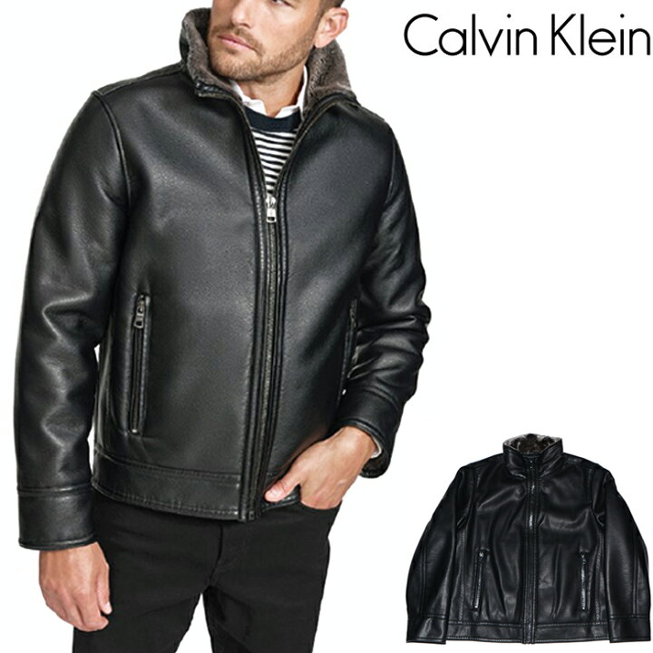 楽天市場】カルバンクライン アウター CALVIN KLEIN FAUX FUR LINED 