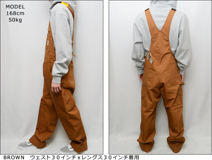楽天市場】カーハート オーバーオール CARHARTT DUCK UNLINED BIB  