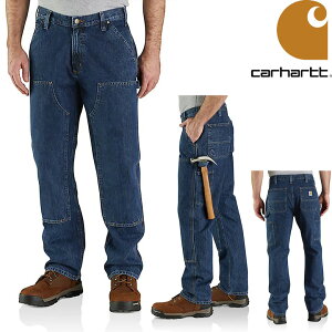 �J�[�n�[�g �_�u���j�[ �p���c CARHARTT LOOSE FIT DOUBLE FRONT UTILITY LOGGER JEAN ���[�N�p���c �_�u���t�����g �f�j�� �W�[���Y PANT 104944 ���[�Y�t�B�b�g �����O�X30 ���[�e�B���e�B USA���f��