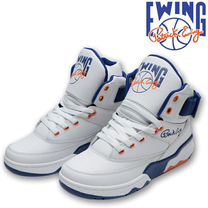 楽天市場】ユーイング スニーカーPATRICK EWING 33 HI OG WHITE / BLUE 