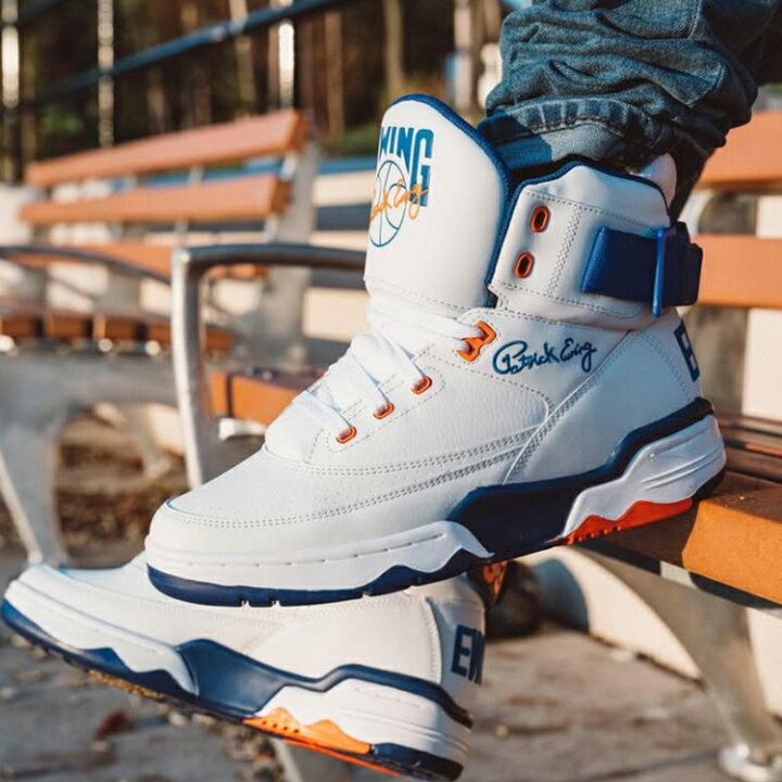 楽天市場】ユーイング スニーカーPATRICK EWING 33 HI OG WHITE / BLUE 